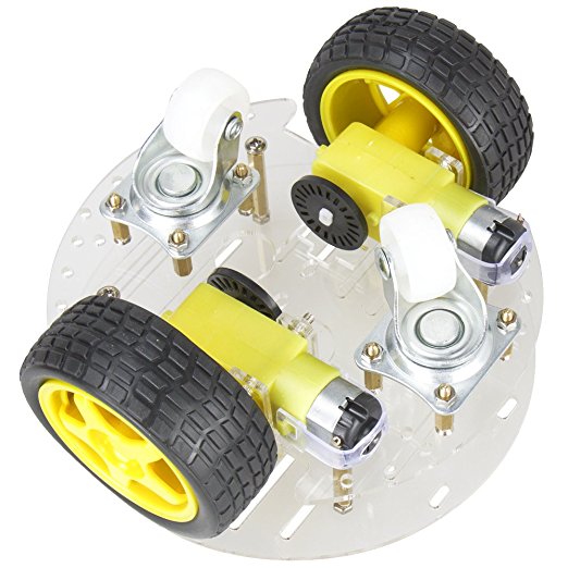 2WD rond Voiture D'évitement De Châssis De Voiture De Robot avec la roue Codeuse BRICOLAGE