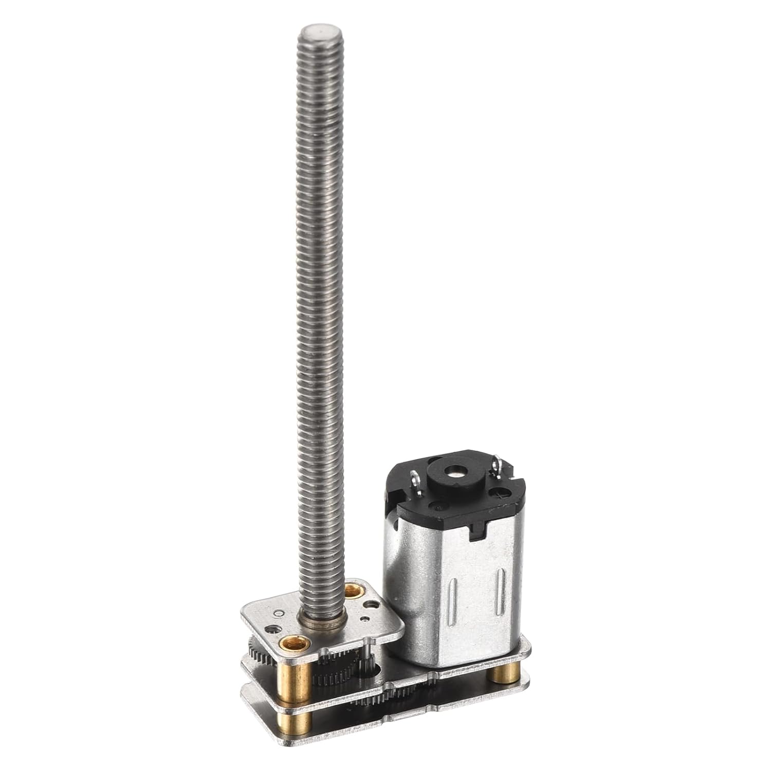 DMiotech B0DP2CVH3P 6V 30 RPM Micro DC Moteur de réduction de vitesse, mini moteur de boîte de vitesses en métal pour robot de voiture télécommandée, couple nominal 12, longueur arbre 55mm