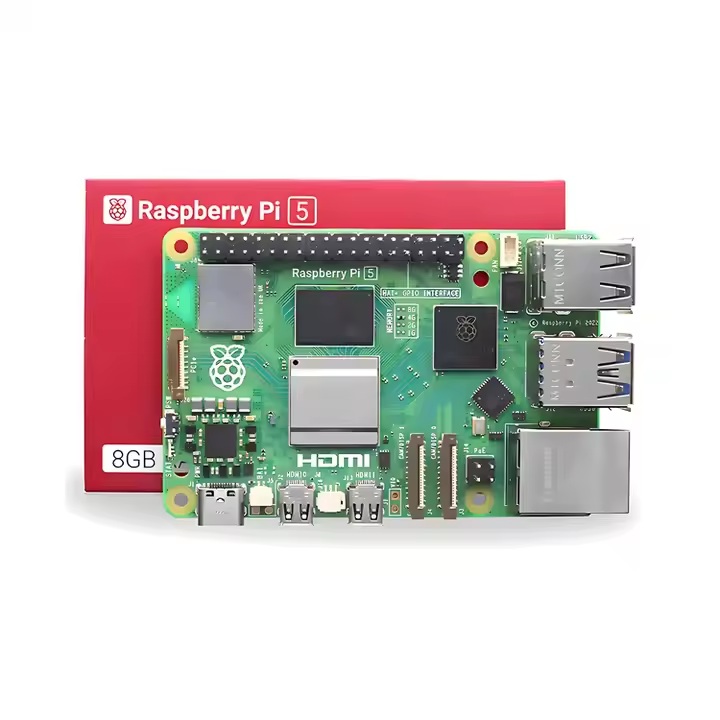 Raspberry Pi 5 4 3 2GB/4GB/8GB/16GB Zero 2W Pico Ordinateur Modèle Dissipateur Carte de Développement Alimentation Programmation Python IA